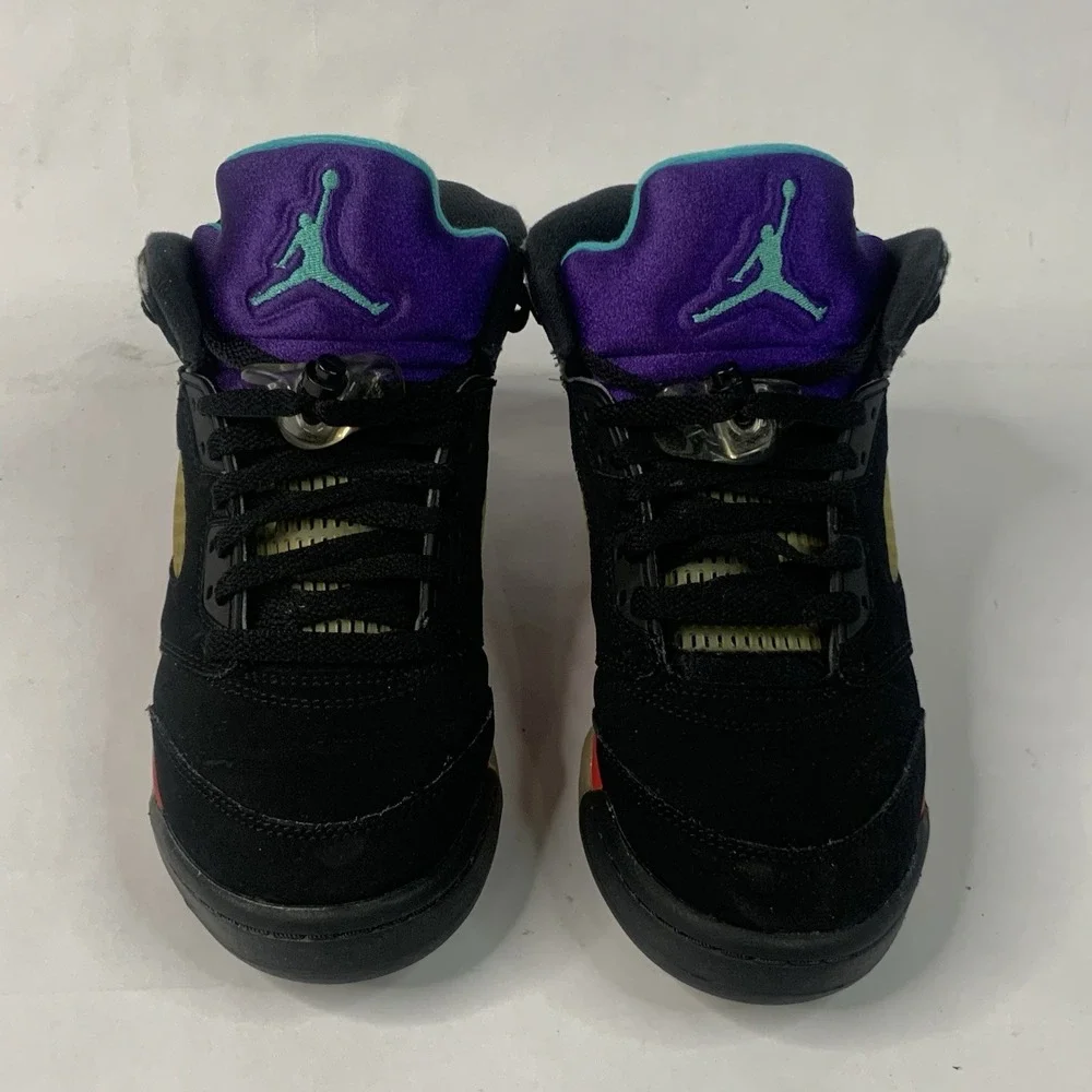 Nike Kids Jordan 5‎ Retro CZ2989-001 Black Red Sneaker Shoes Size 6.5Y